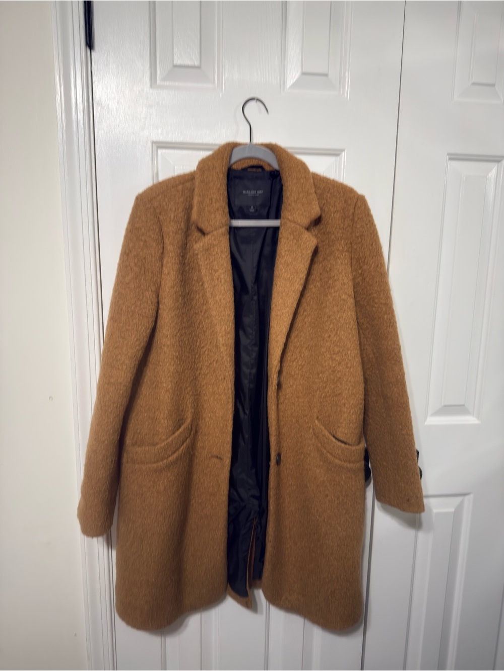 Caramel wool blend Trench Coat - Women's Outerwear